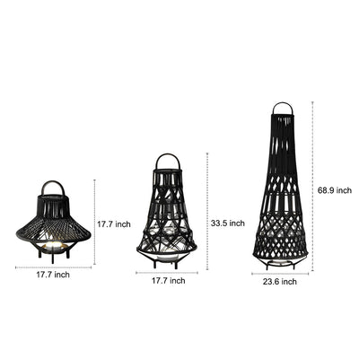 Misty Classic Unique Steel Outdoor Tribal Floor Lamp