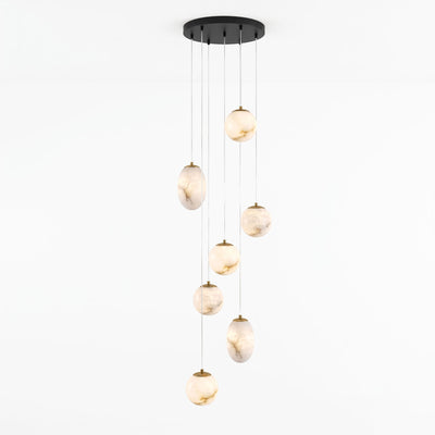 Norik Minimalist Alabaster Pendant Light