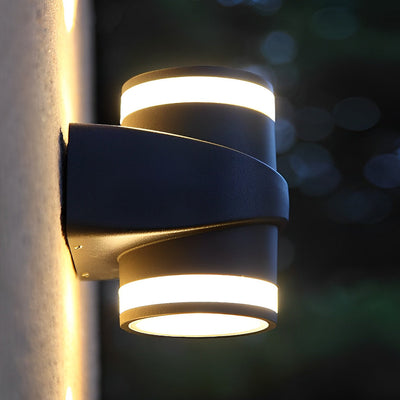 Wiona Round LED Aluminum Outdoor Wall Washer Lights