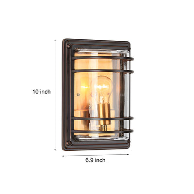 Lorelei Vintage Modern Aluminum  Outdoor Wall Light
