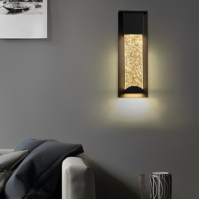 Patricia Minimalist Bubble LED Glass Outdoor Wall Lamp