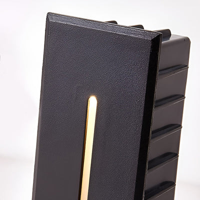 Kingly Industrial Rectangle Stair Aluminum Outdoor Wall Lights