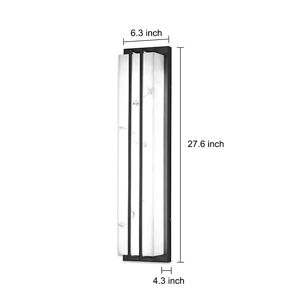 Peacul Minimalist LED Modern Resin Outdoor Wall Light
