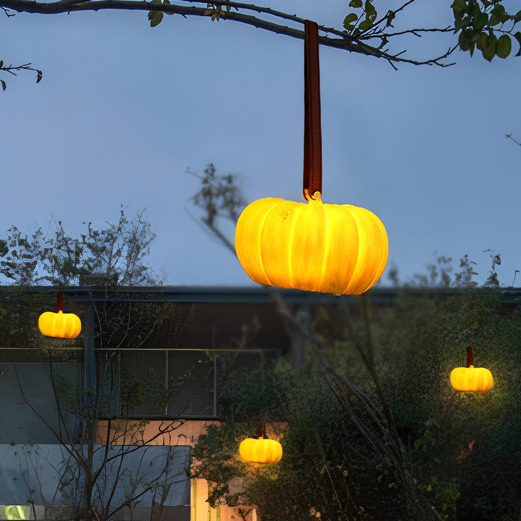 Millient Portable Pumpkin LED Resin Outdoor Lights