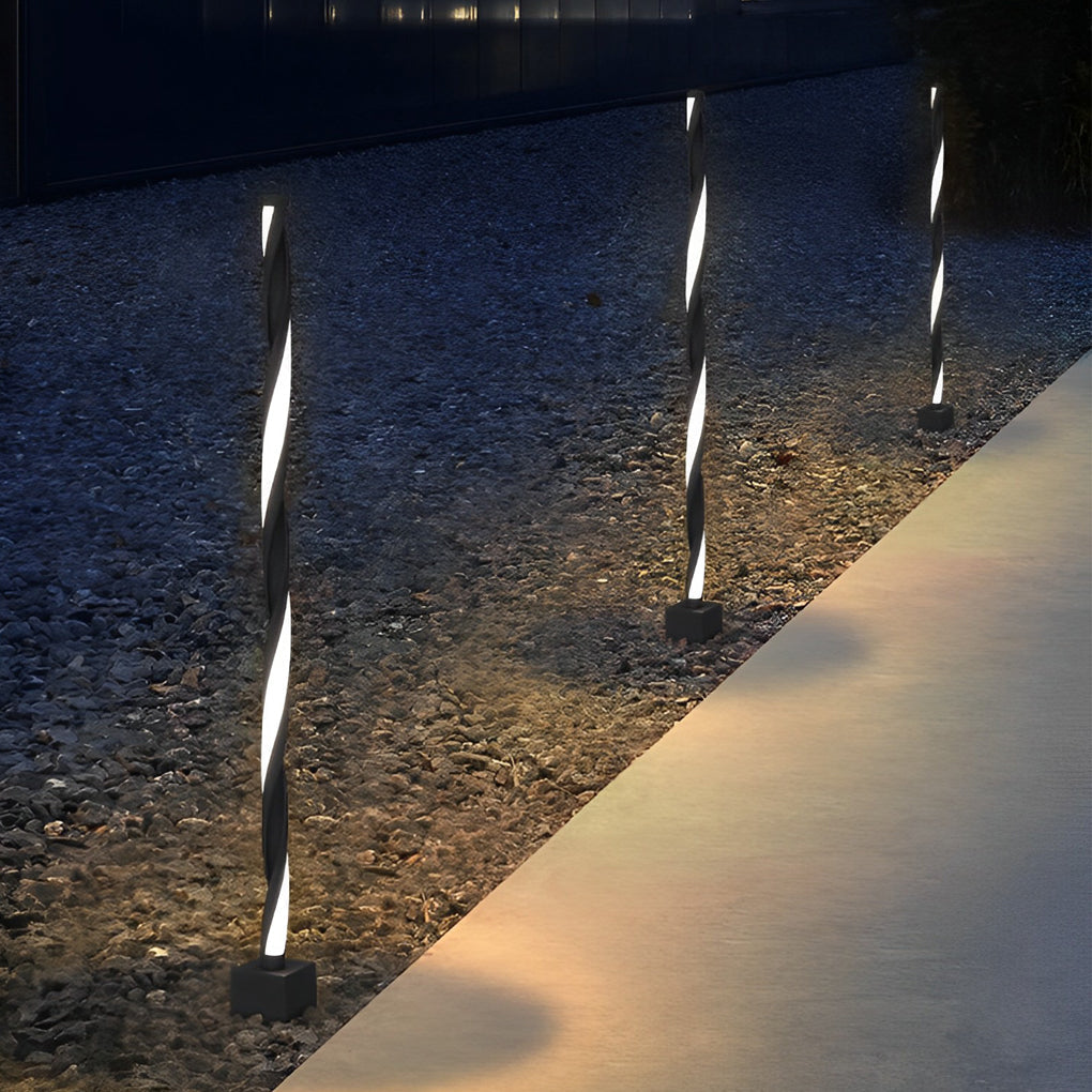 Dennis Linear LED Minimalist Aluminum Outdoor Path Light