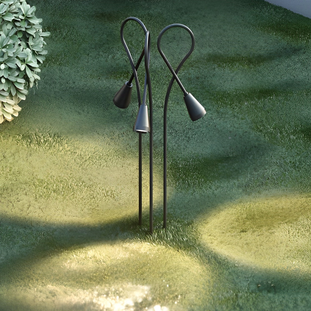 Miriam Arched LED Aluminum Outdoor Pathway Lights