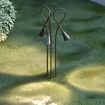 Miriam Arched LED Aluminum Outdoor Pathway Lights