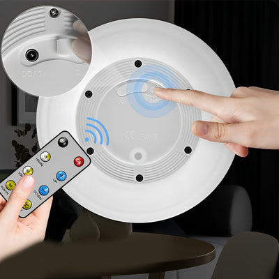 Lelie Round LED Timing USB Portable PE Outdoor Lanterns
