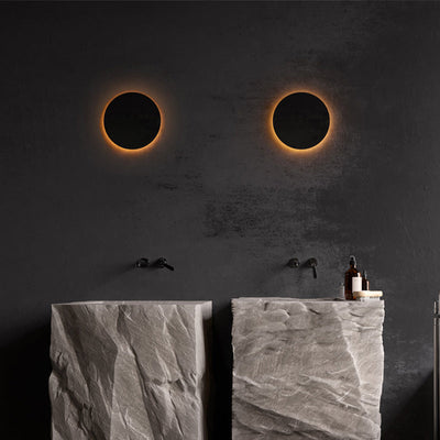 Ray Minimalist Round Square Outdoor Wall Lamp LED - Neutral Decor