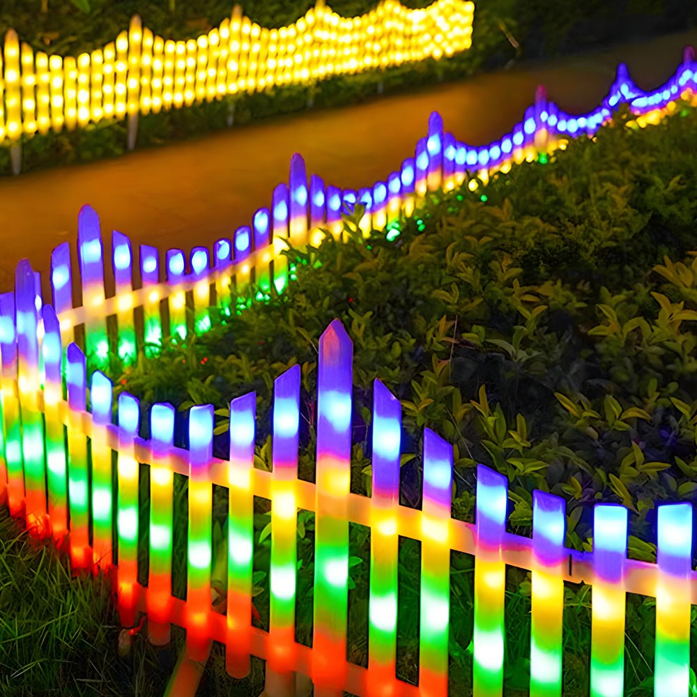 Estran Wave-Shaped Solar PP Outdoor Fence Light