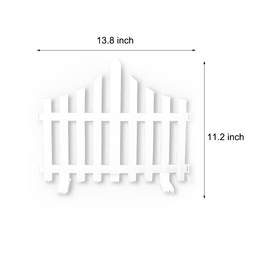 Estran Wave-Shaped Solar PP Outdoor Fence Light