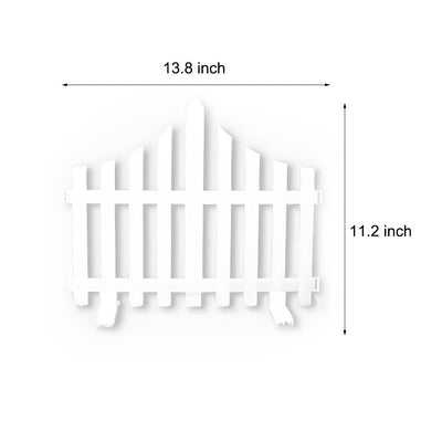 Estran Wave-Shaped Solar PP Outdoor Fence Light