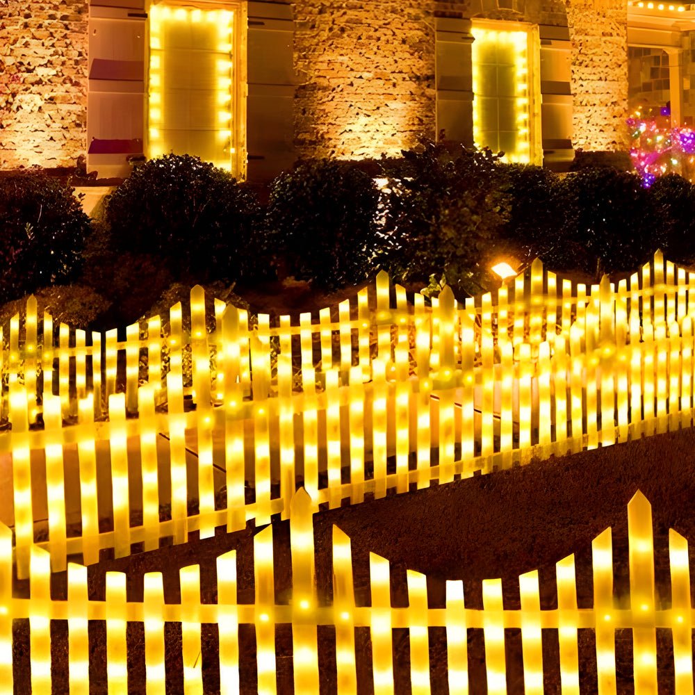 Estran Wave-Shaped Solar PP Outdoor Fence Light