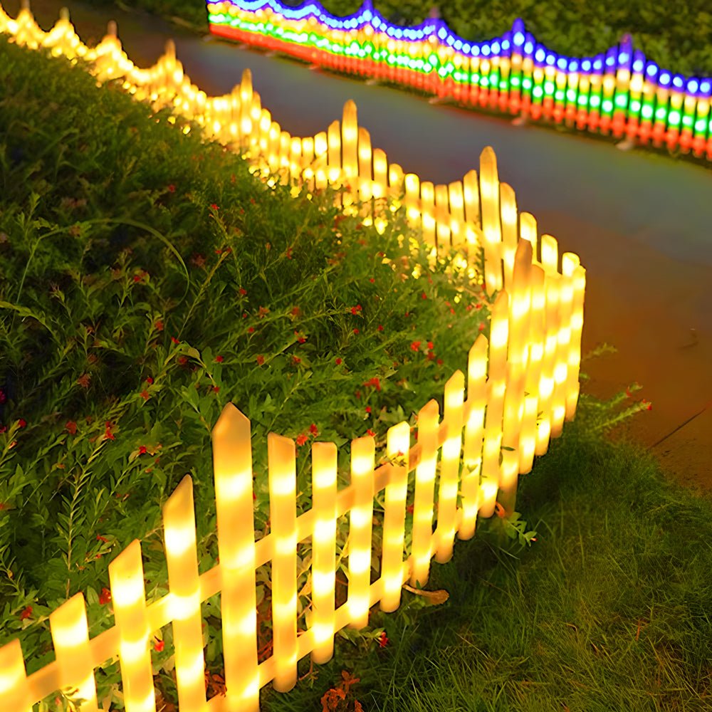 Estran Wave-Shaped Solar PP Outdoor Fence Light