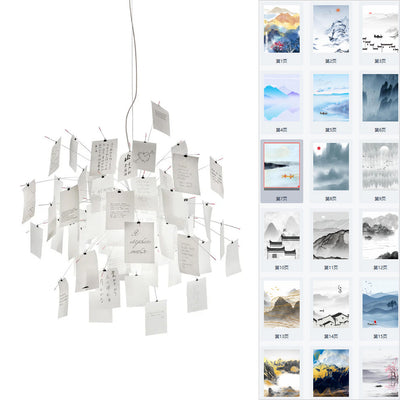 Luninena Paper Chandelier