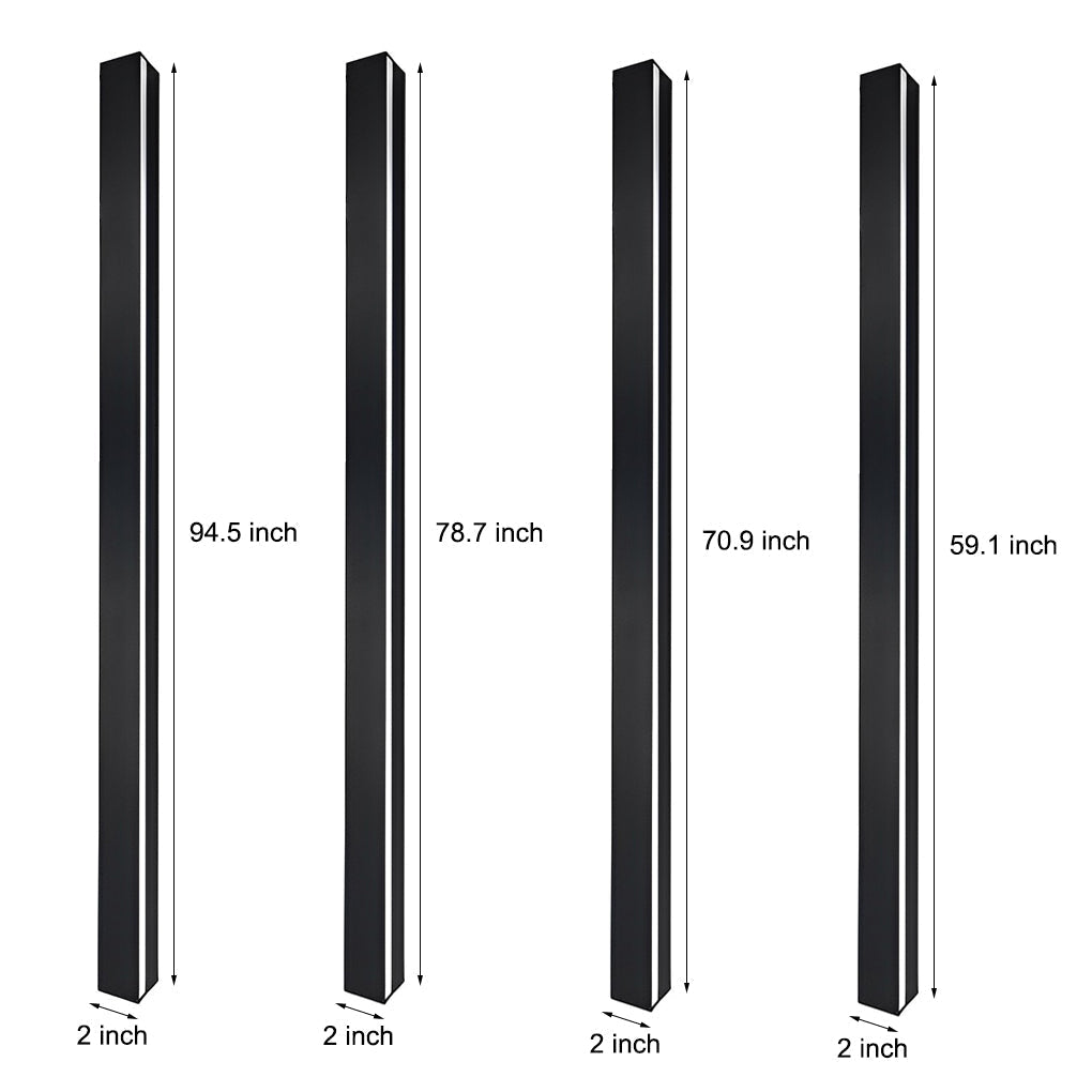 Forest Minimalist Long Linear LED Outdoor Wall Sconce
