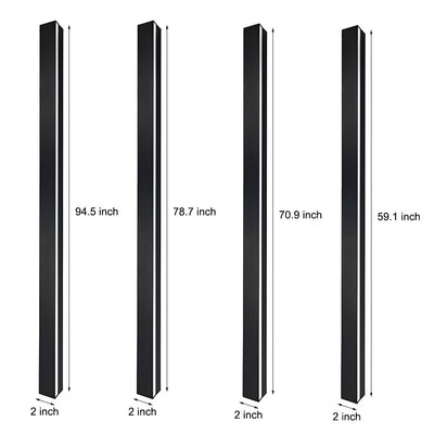 Forest Minimalist Long Linear LED Outdoor Wall Sconce