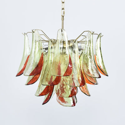 Celoraria Chandelier Murano Glass Petal Elegant
