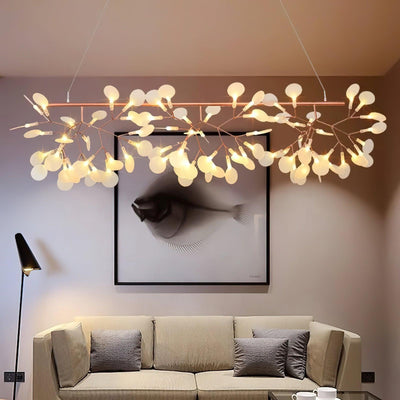 Brenwen Chandelier LED Branch Long Linear Artistic