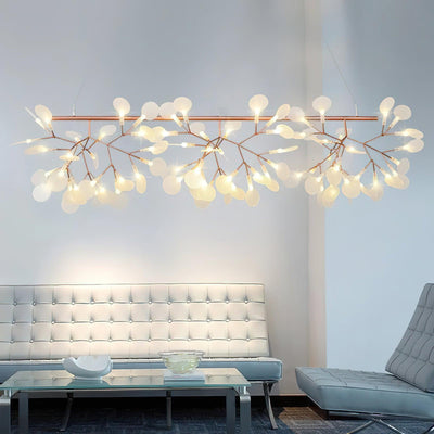 Brenwen Chandelier LED Branch Long Linear Artistic