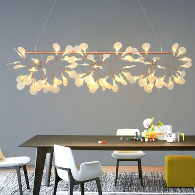 Brenwen Chandelier LED Branch Long Linear Artistic