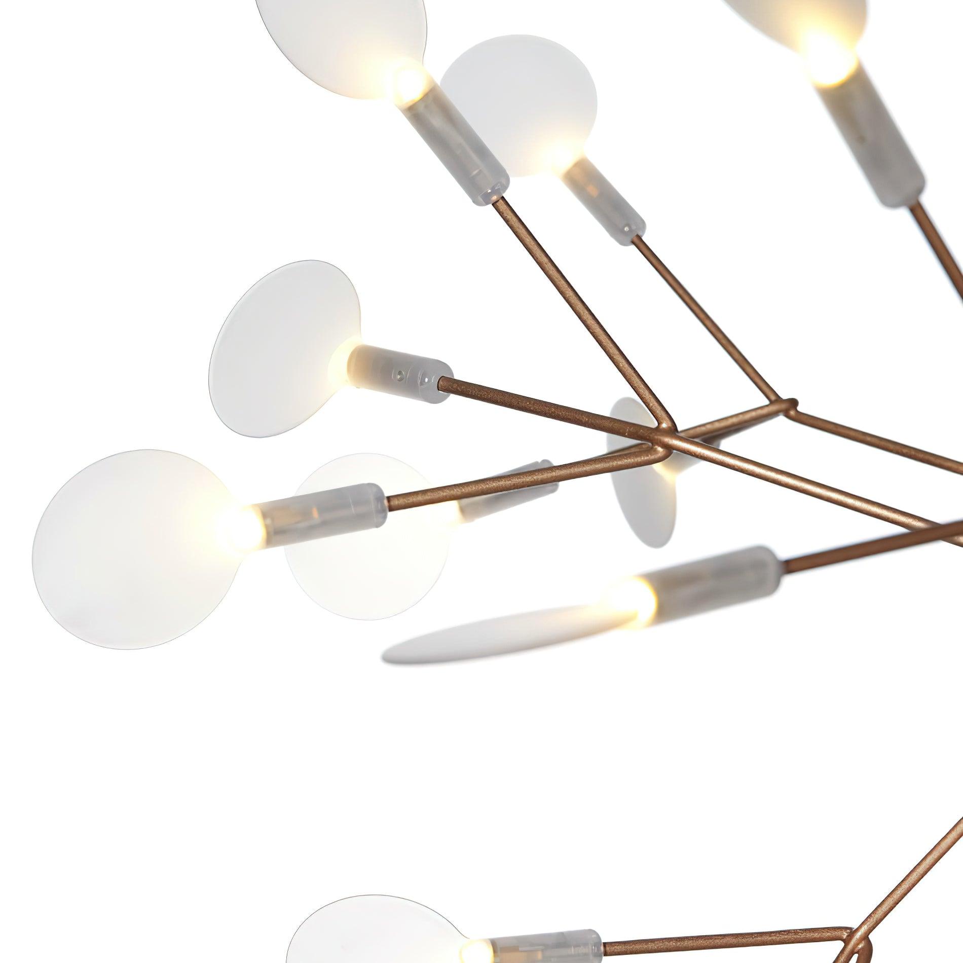 Brenwen Chandelier LED Branch Long Linear Artistic