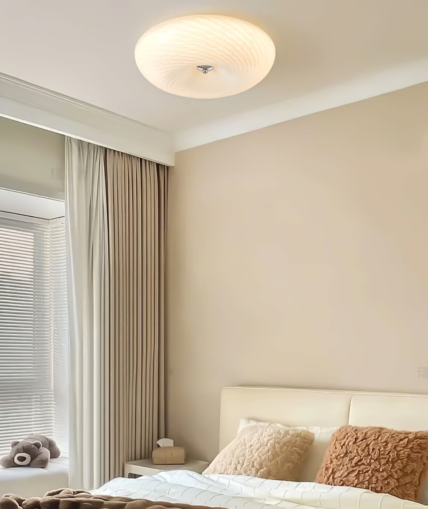 Comarion Modern Minimalist Art Glass Ceiling Light