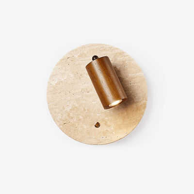 Vantorel Travertine Spot Wall Sconce