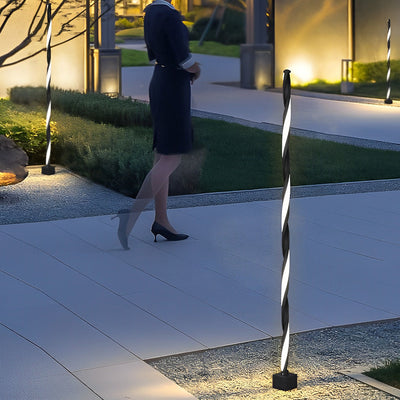 Dennis Linear LED Minimalist Aluminum Outdoor Path Light