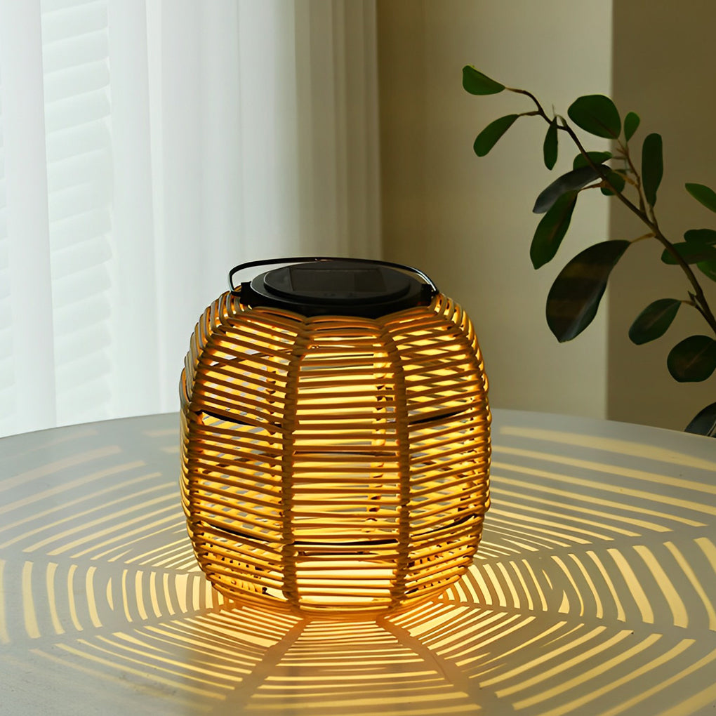 Sally Lantern Creative Modern Rattan Outdoor Lawn Lamp