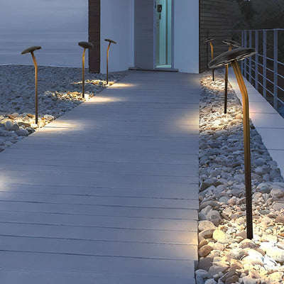 Nimble Mushroom Lawn Durable Aluminum Pathway Lighting