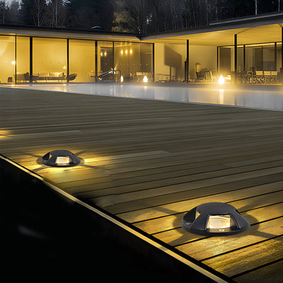 Abigail Horizontal Deck Stair Pathways Metal Outdoor Lights
