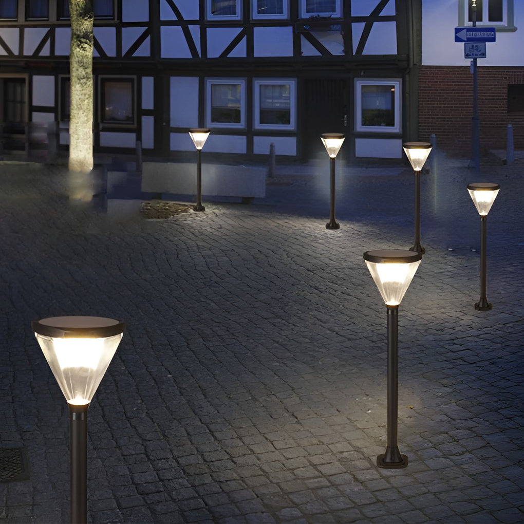 Audrey Eco-Efficient Cone Path Modern Aluminum Outdoor Light