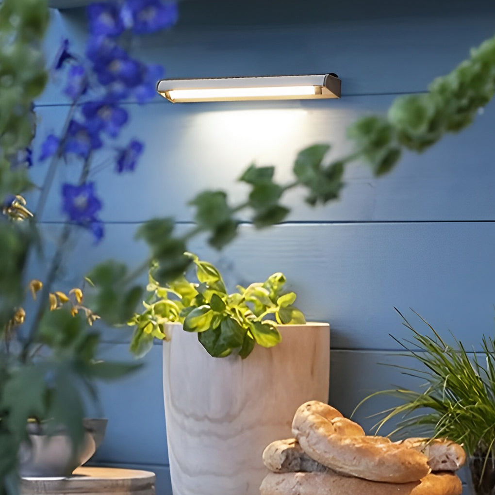 Jennifer Rectangular LED Modern Aluminum Outdoor Wall Lamp