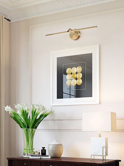 Suly Slim Gold Rechargeable Wall Light