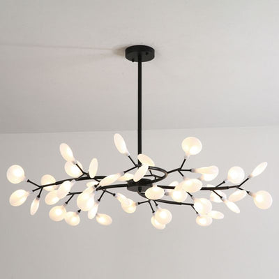 Olivia Unique Branch Firefly Art Deco Chandelier Living Room - Neutral Decor