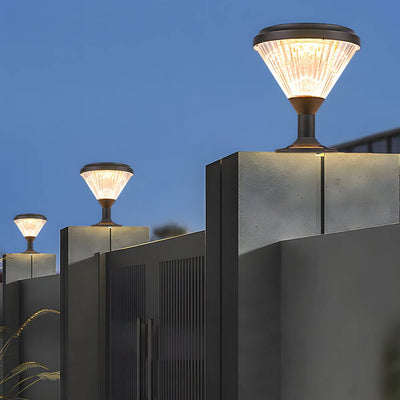 Selene Vintage LED Aluminum Outdoor Pier Mount Light