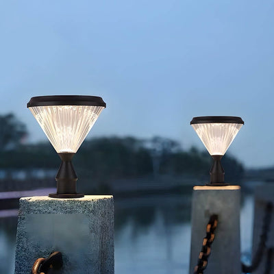 Selene Vintage LED Aluminum Outdoor Pier Mount Light