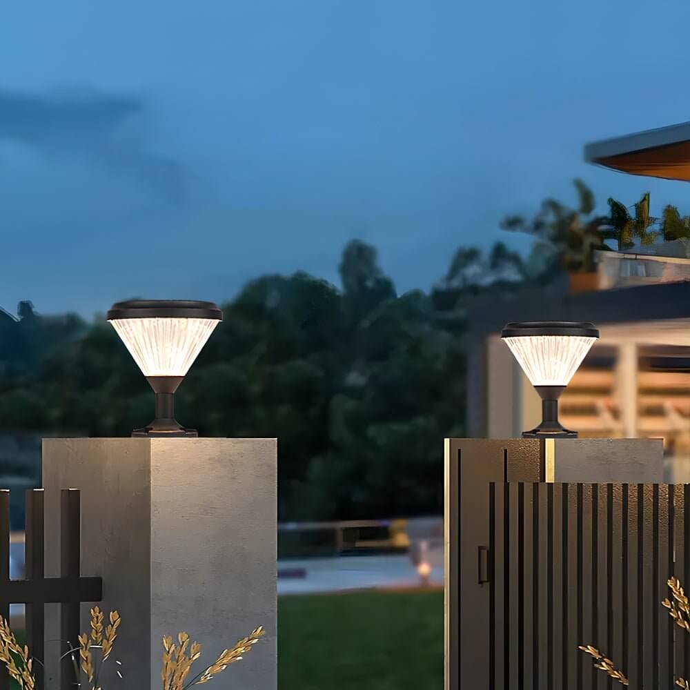 Selene Vintage LED Aluminum Outdoor Pier Mount Light