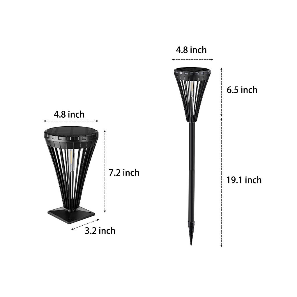 Willow Intelligent LED Solar ABS Outdoor Pathway Lights