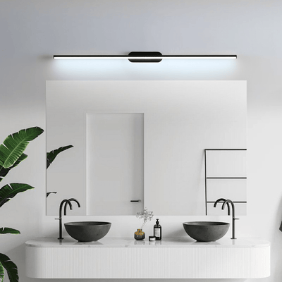 Qirma Black Slim Linear Minimalist Wall Lamp