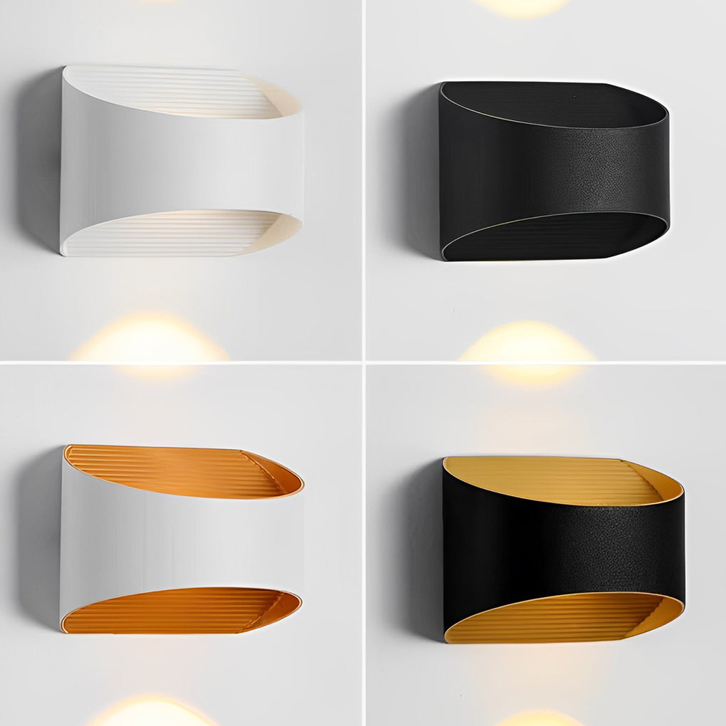 Audey Unique LED Modern Aluminum Outdoor Wall Lights