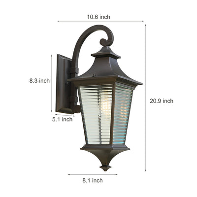 Vita Retro Creative Modern Glass Outdoor Wall Light