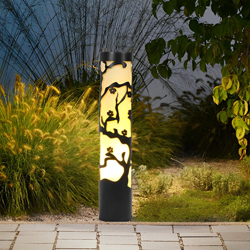 Glady Retro Wintersweet Metal Pathway Lights
