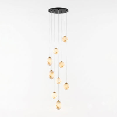 Norik Minimalist Alabaster Pendant Light