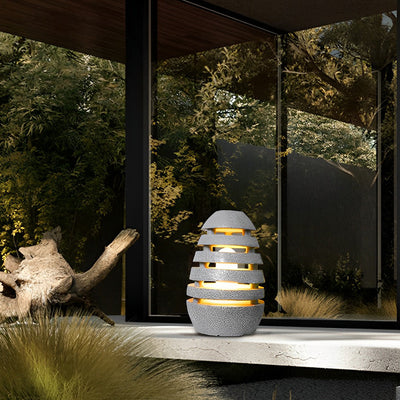 Earthy Elegant Lawn Modern Resin Outdoor Light