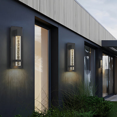 Jusne Classic Bubbles Aluminum Outdoor Wall Light