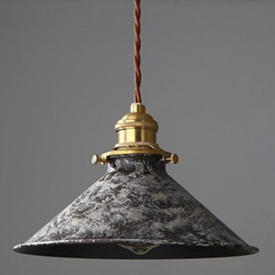 Silva Aged Rusty Vintage Rustic Finish Pendant Light, 3 Style - Neutral Decor