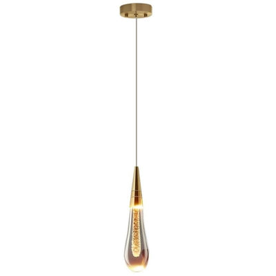 Kristy Pendant Light Crystal & Glass Droplet - Neutral Decor