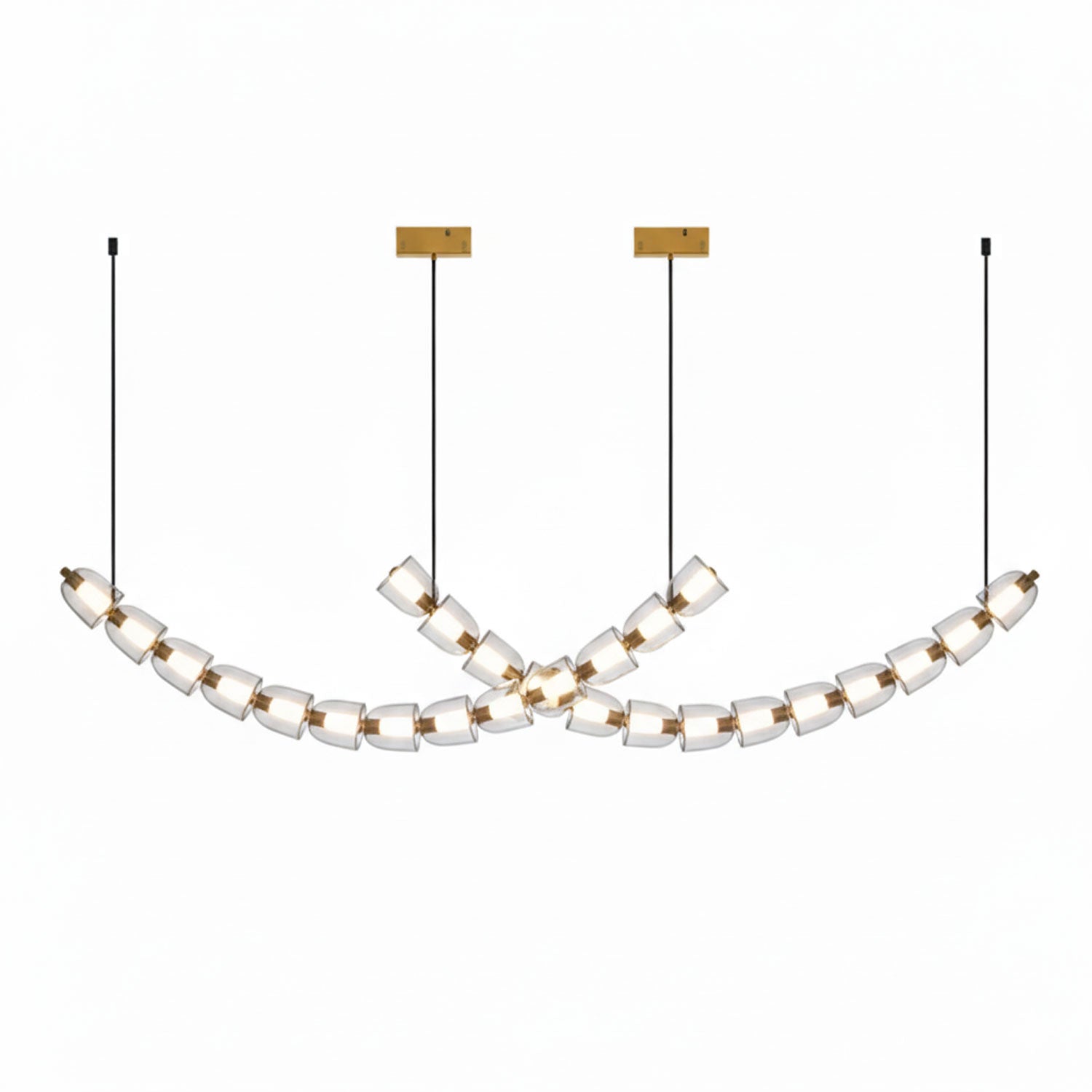 Nexus Gold  Crystal Chandelier
